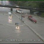 Flooding near Briley Parkway